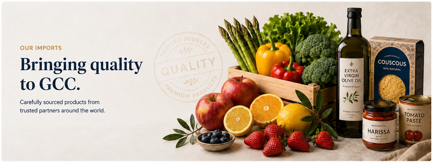 Imports showcase: fresh products and specialty foods for GCC markets